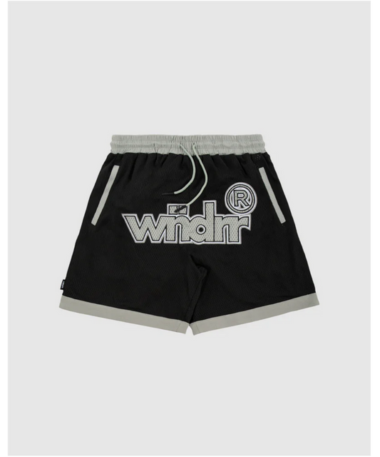 WNDRR Offcut Court Short (Black/Grey)