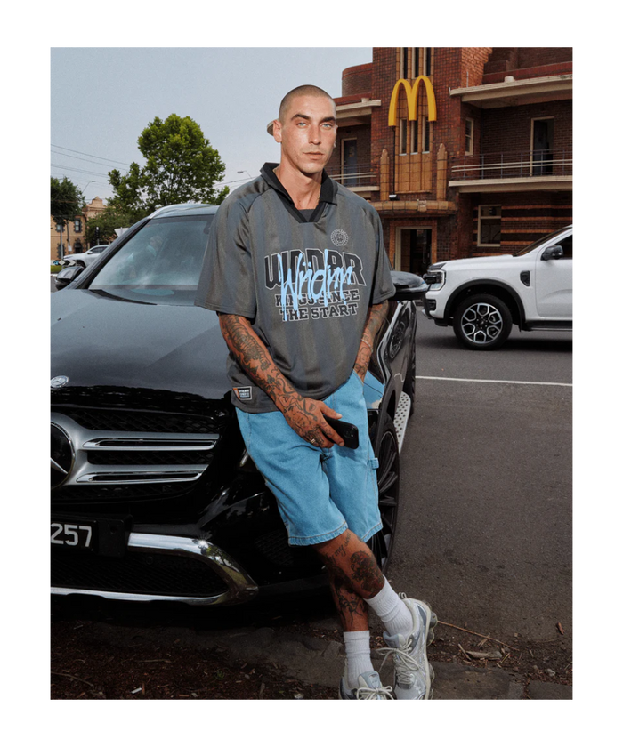WNDRR Top Tier Football Jersey (Grey)