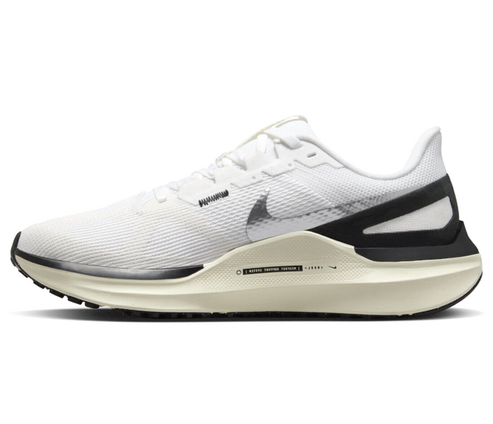 Womens Nike Air Zoom Structure 25 (White/Black-Coconut Milk)