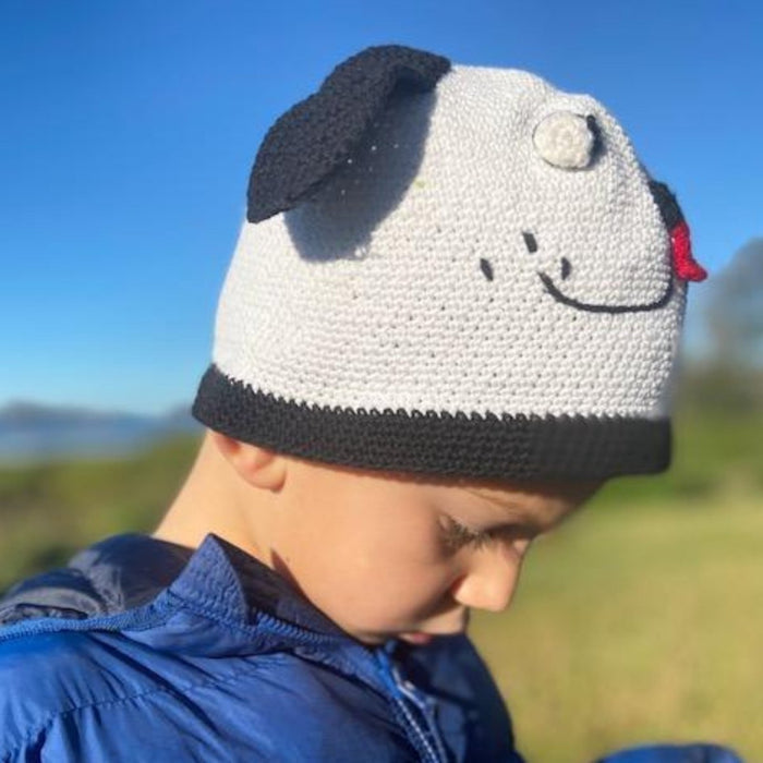 Woof Beanie - Cotton - letsdressup.com.au - Boys Accessories