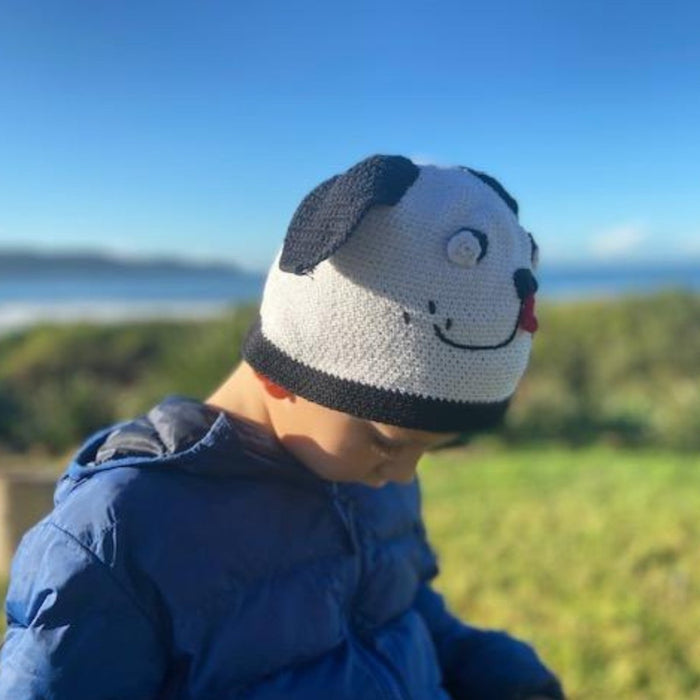 Woof Beanie - Cotton - letsdressup.com.au - Boys Accessories