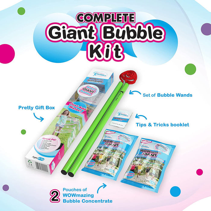 WOWmazing Giant Bubble Kits