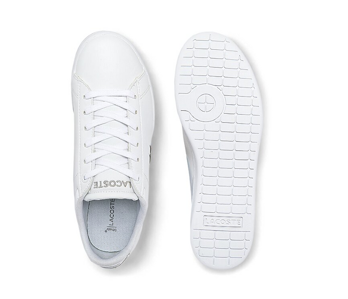 Youth/Junior Lacoste Carnaby Evo BL 21 SUJ (Wht/Wht)